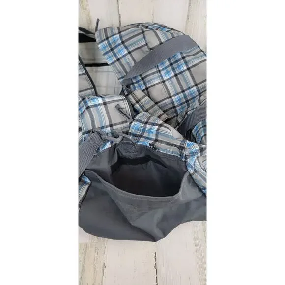 Billabong Quicksilver XL Duffle Bag Carry-on Plaid Luggage Weekender 24"